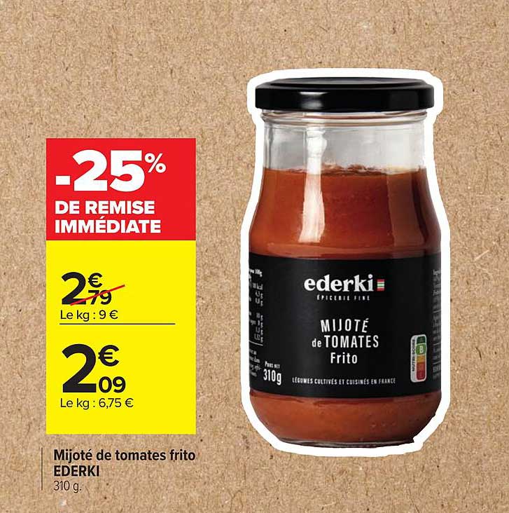 mijoté de tomates frito ederki