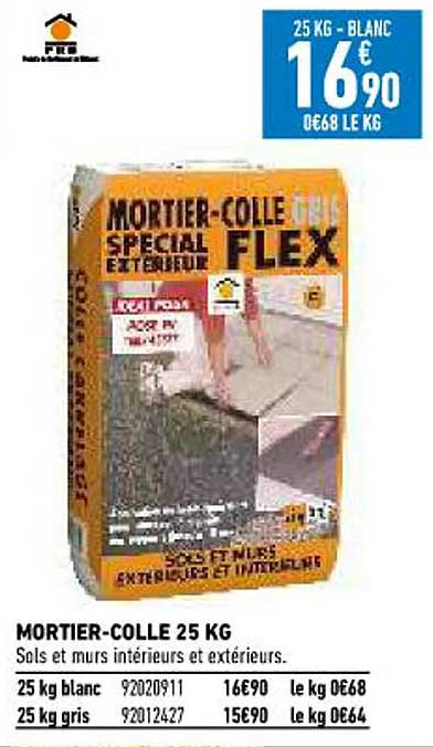 mortier-colle 25 kg