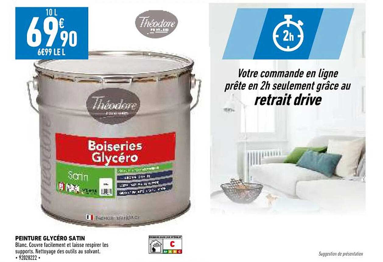 peinture glycéro satin théodore