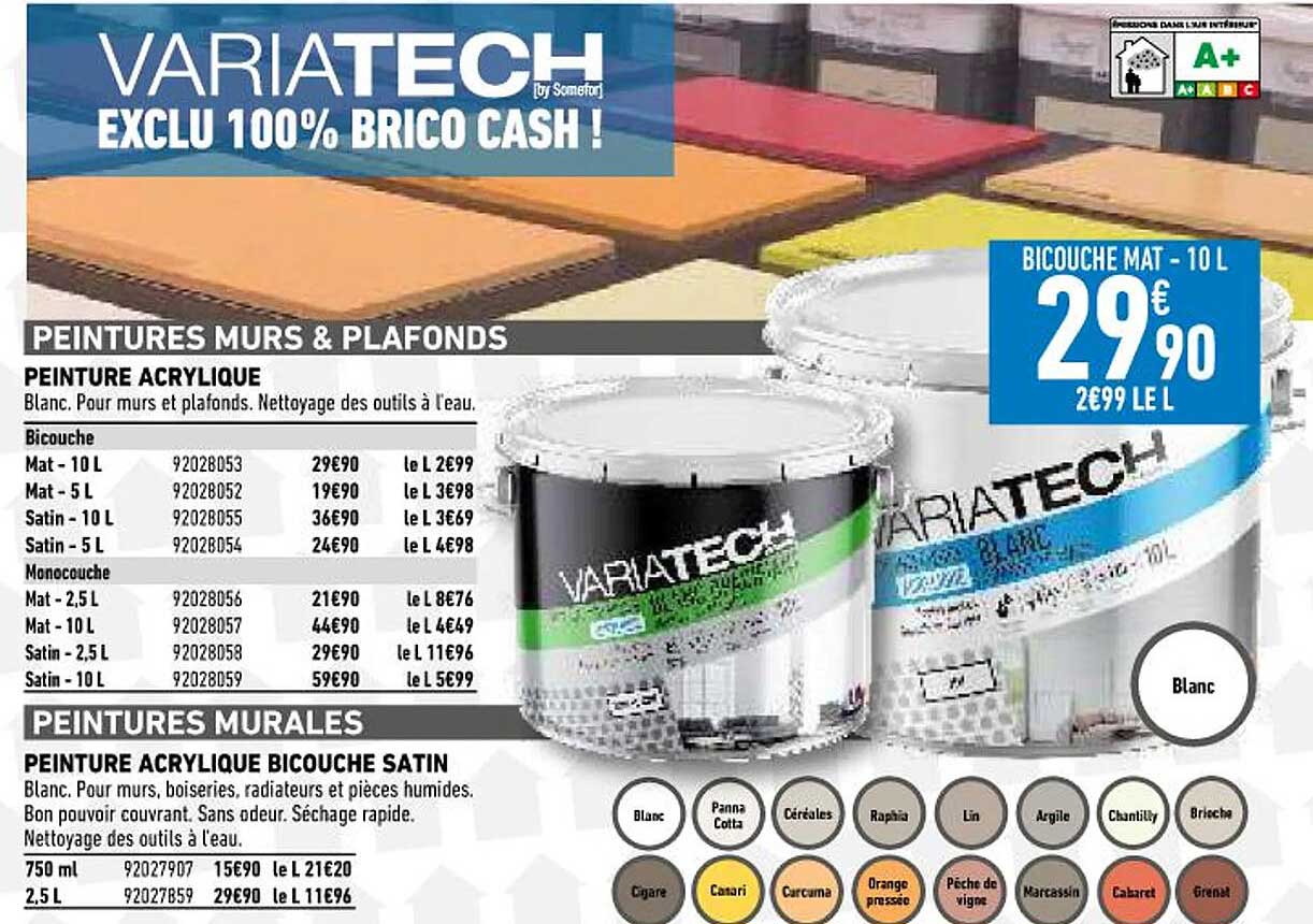 peintures murs & plafonds variatech, peintures murales variatech