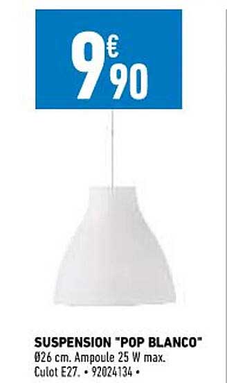 suspension "pop blanco"