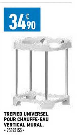 trépied universel pour chauffe-eau vertical mural