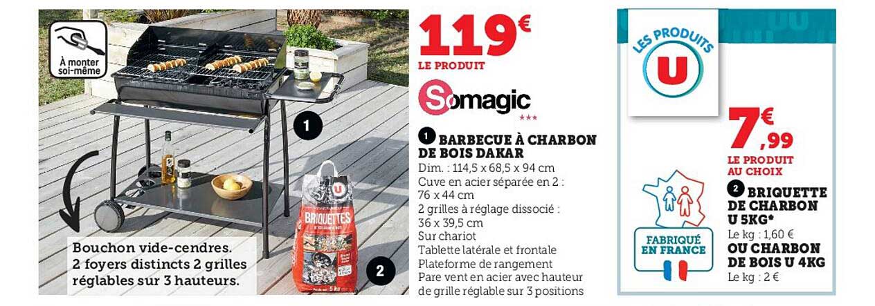 1- barbecue à charbon de bois dakar somagic