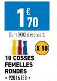 10 cosses femelles rondes
