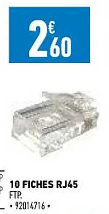 10 fiches rj45