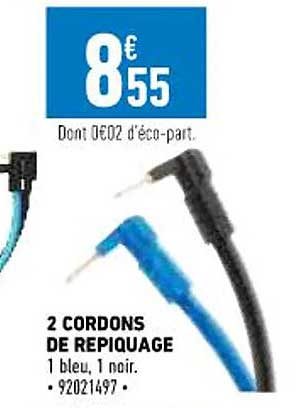 2 cordons de repiquage