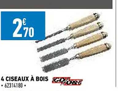 4 Ciseaux à Bois Go-on!