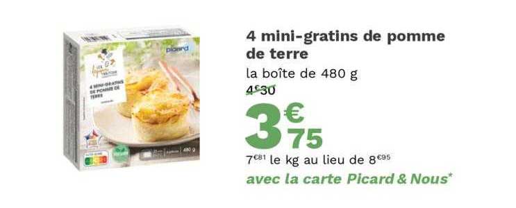 4 Mini-gratins De Pomme De Terre