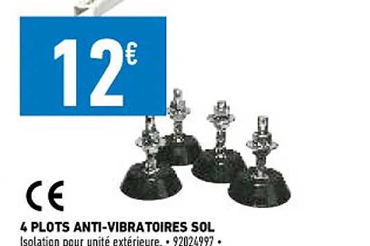 4 plots anti-vibratoires soL