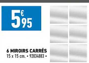 6 Miroirs Carrés