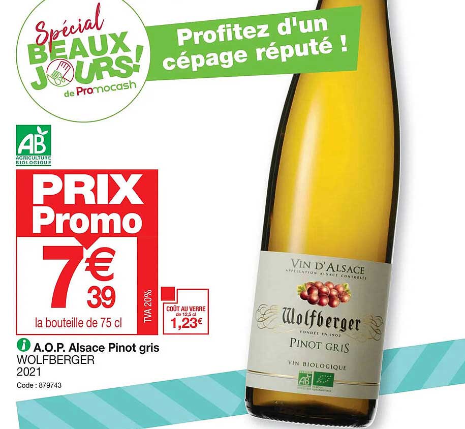 a.o.p. alsace pinot gris wolfberger 2021