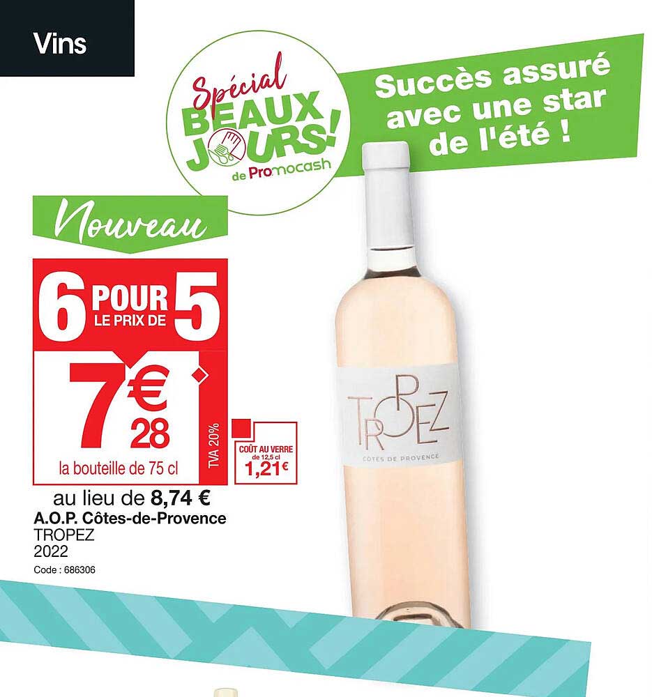 a.o.p. côtes-de-provence tropez 2022