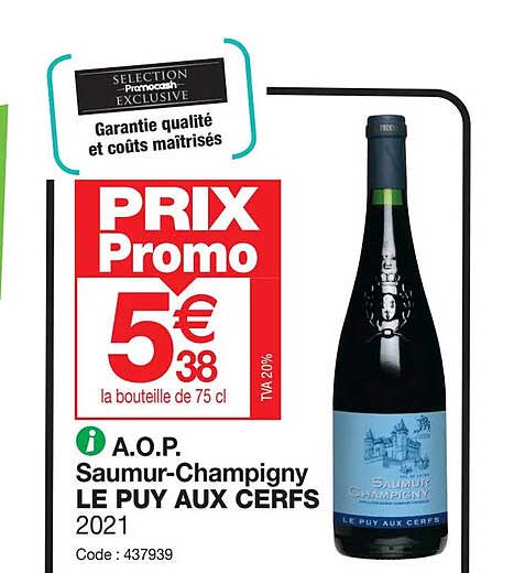 a.o.p. saumur-champigny le puy aux cerfs