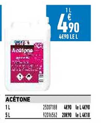 Acétone