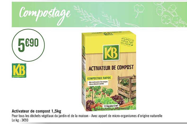 activateur de compost 1.5kg kb