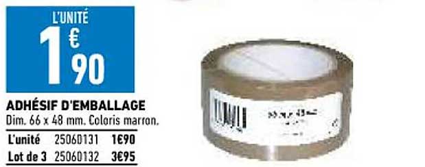adhésif d'emballage