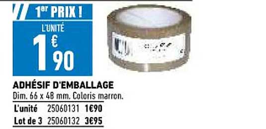 adhésif d'emballage