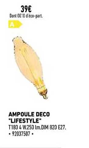 ampoule déco "lifestyle"