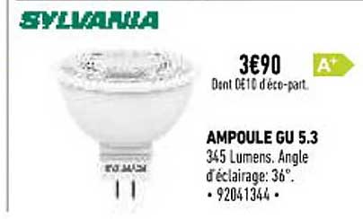 ampoule gu 5.3 sylvania