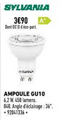 ampoule gu10 sylvania