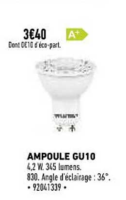 ampoule gu10