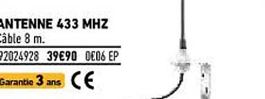 antenne 433 mhz