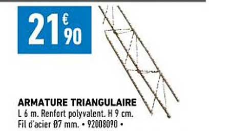armature triangulaire