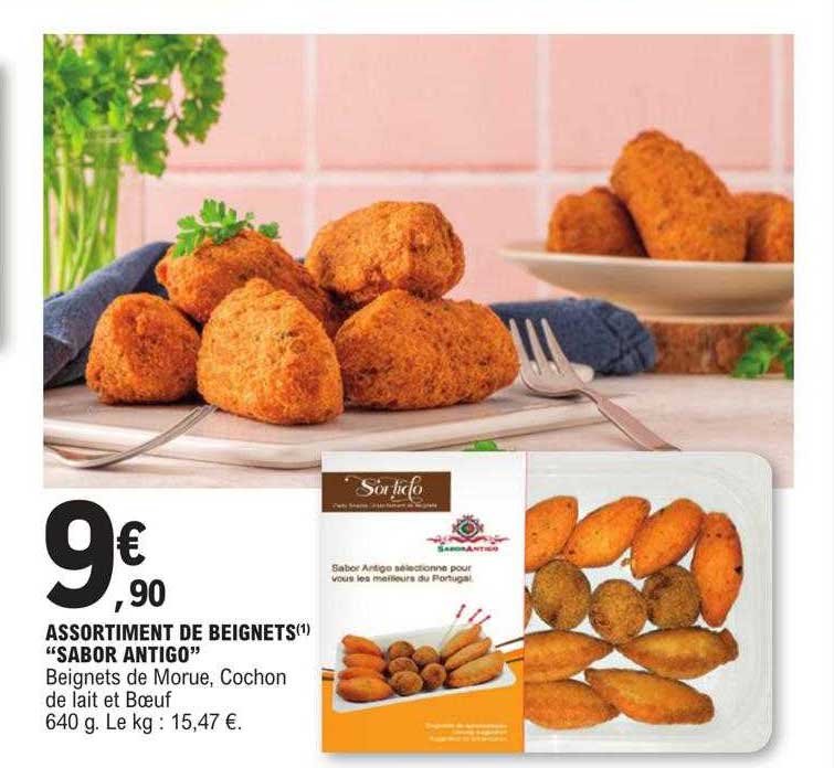 assortiment de beignets "sabor antigo"