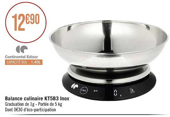 balance culinaire kt5b3 inox