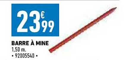 barre à mine