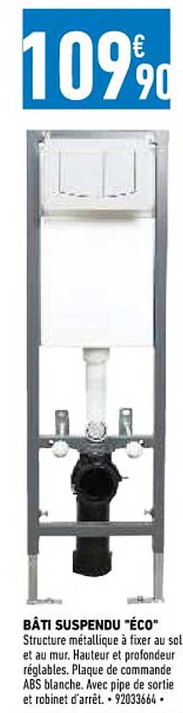 bâti suspendu "éco"