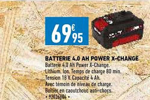 batterie 4,0Ah power x-change einhell