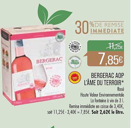 Bergerac Aop L'âme Du Terroir