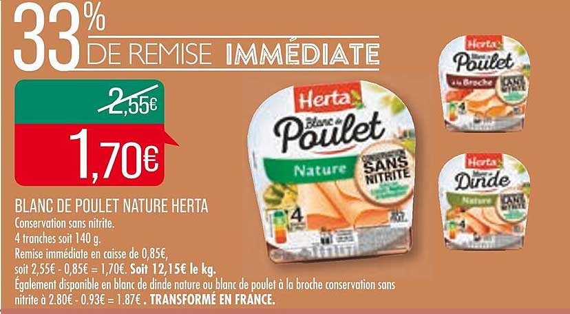 Blanc De Poulet Nature Herta