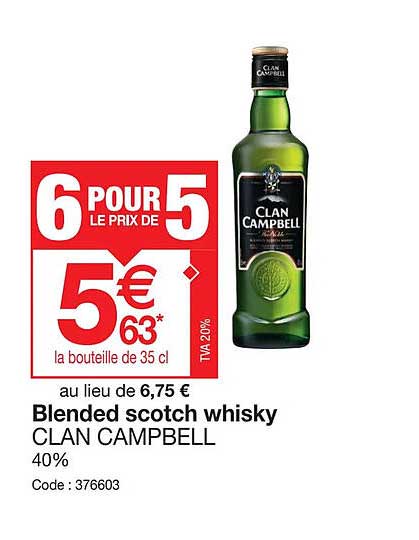 blended scotch whisky clan campbell