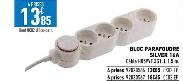 bloc parafoudre silver 16A