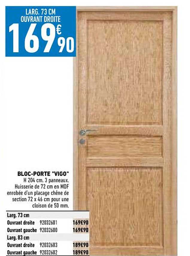 bloc-porte "vigo"