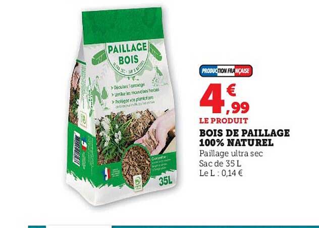 Bois De Paillage 100% Naturel