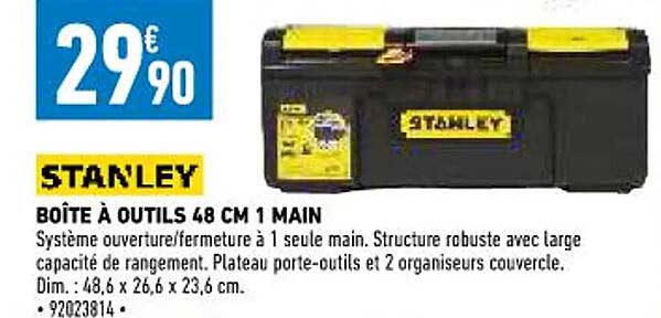 Boîte à Outils 48 Cm 1 Main Stanley
