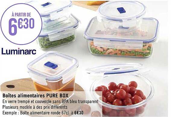 boîtes alimentaires pure box