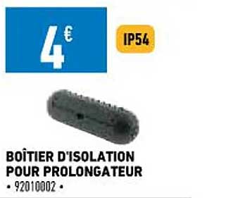 boîtier d'isolation pour prolongateur