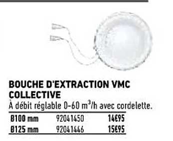 bouche d'extraction vmc collective