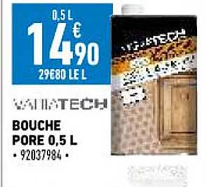 bouche pore 0,5l variatech