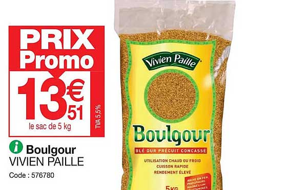 boulgour vivien paille