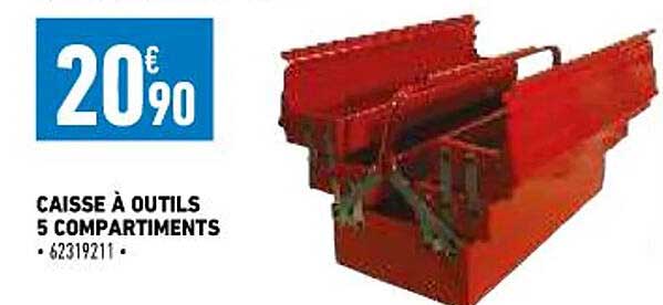 Caisse à Outils 5 Compartiments