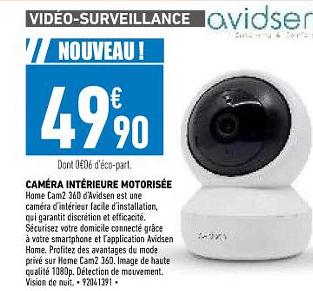 Caméra Intérieure Motorisée