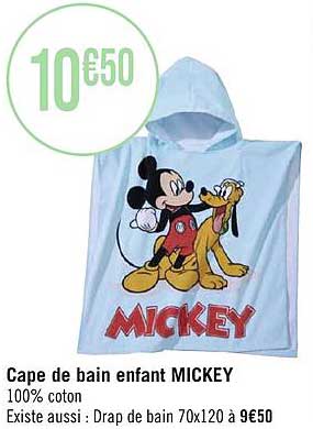 Cape De Bain Enfant Mickey