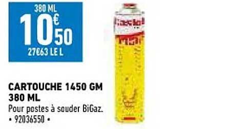 Cartouche 1450 Gm 380 Ml