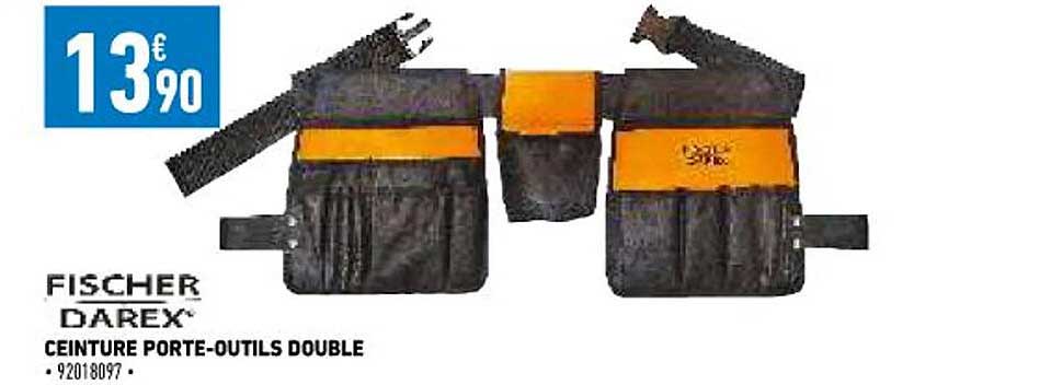 ceinture porte-outils double fischer darex