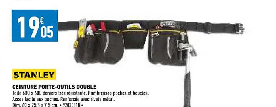 ceinture porte-outils double stanley